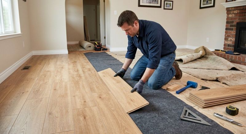 Laminate Floor Remodeling in Ottawa, KS