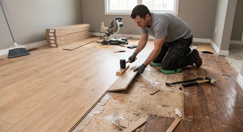 Laminate Floor Remodeling in Ottawa, KS