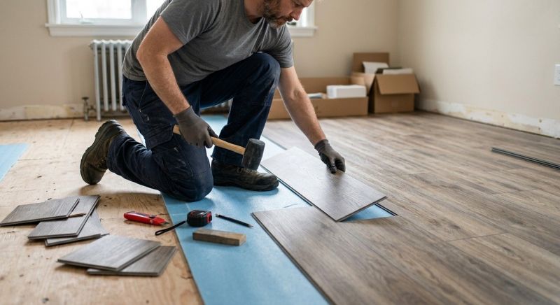 Linoleum Floor Installation in Eudora, KS