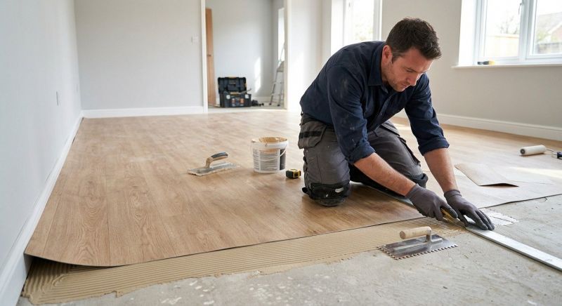 Sheet Flooring Installation in Lawrence, KS