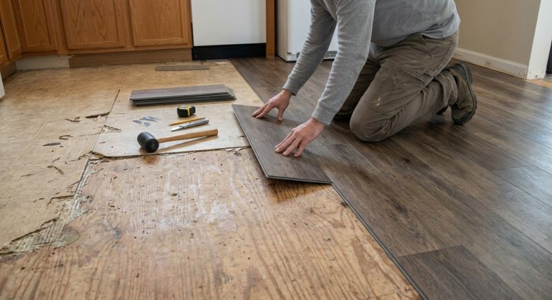 Vinyl Flooring Installation in Paola, KS